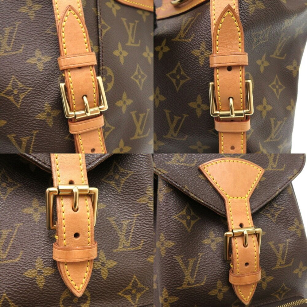 LOUIS VUITTON Authentic Brown Monogram Backpack - Picture 9 of 11